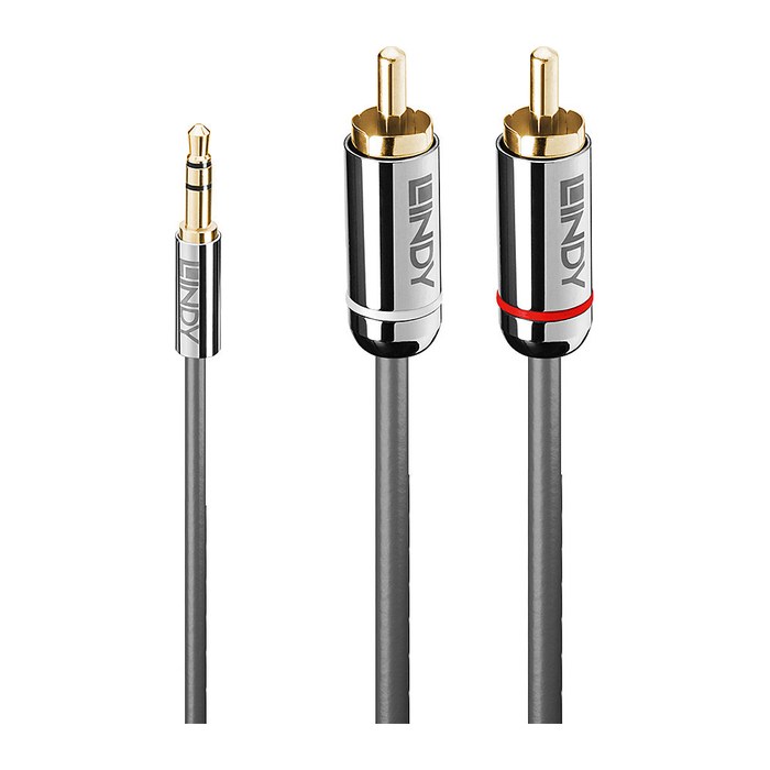 LINDY Audiokabel an Phono 3.5mm Cromo line 10m