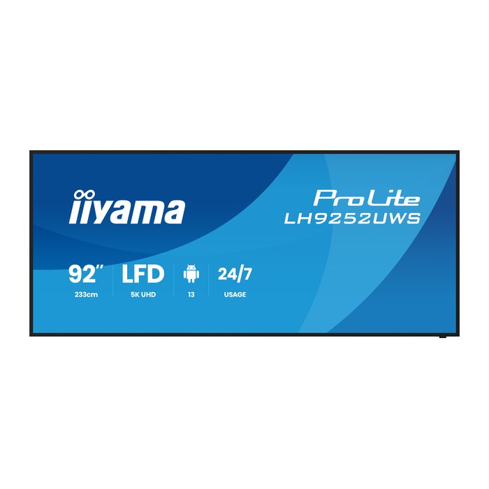 IIYAMA 233.0cm(92") LH9252UWS-B1AG 21:9 HDMI+DP+USB-C 5K (Speditionsversand)