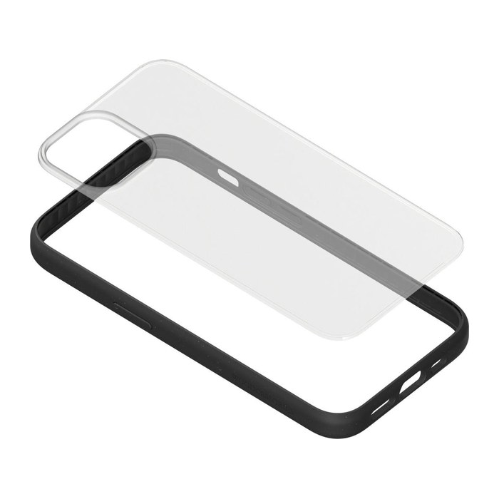WOODCESSORIES Clear Case Handy-Cover für Apple iPhone 14 Plus transparent, schwarz