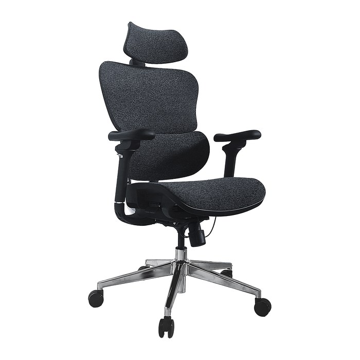 Equip Ergonomischer Bürostuhl+Kopf/Armstützen blau/schwarz lite Retail