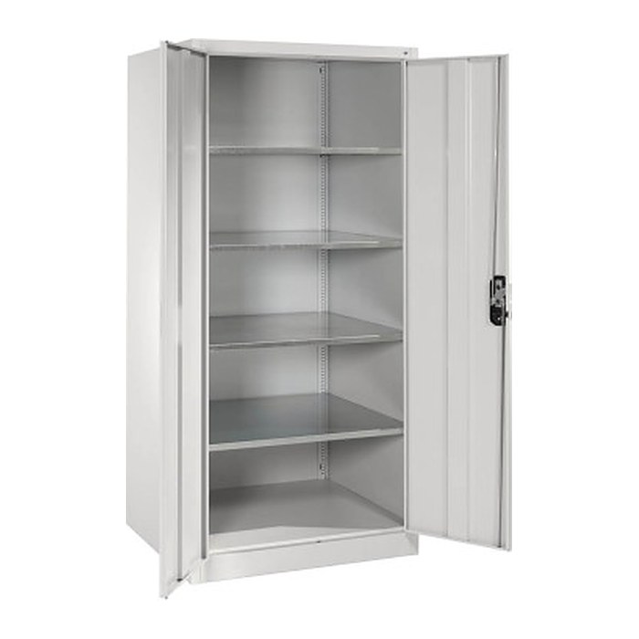 CP Stahlschrank 8924-00 S10164 lichtgrau 4 Fachböden 93,0 x 80,0 x 195,0 cm, aufgebaut, 1 St.