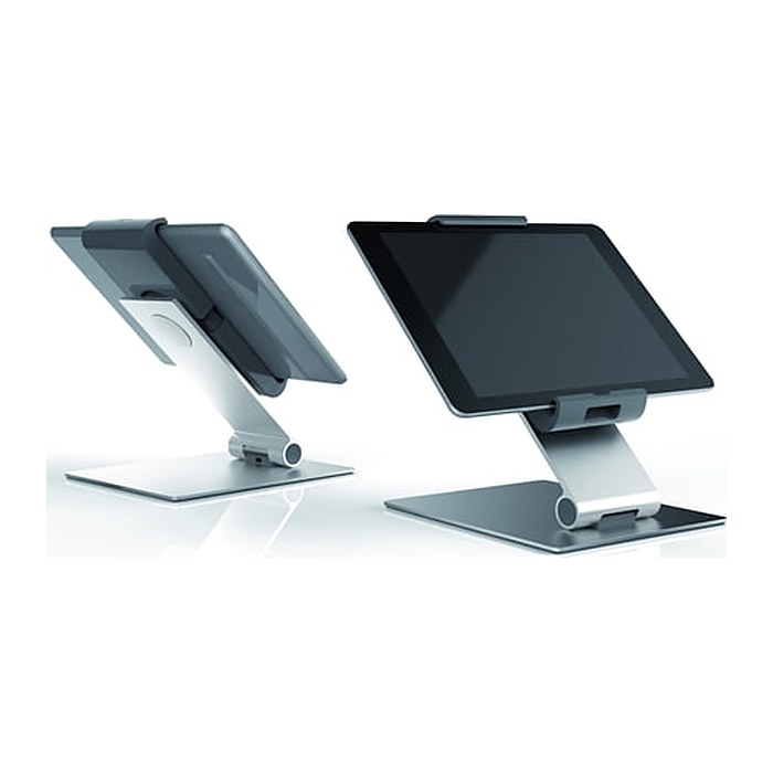 DURABLE Tablet-Halterung TABLE 893023 silber für 1 Tablet, Tischständer