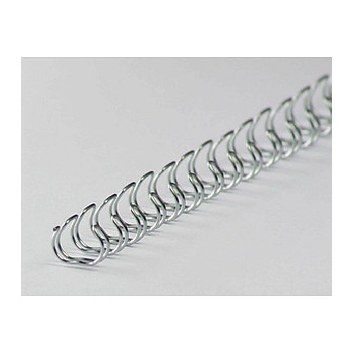 LMG Drahtbinderücken silber für 50 Blatt, 100 St.