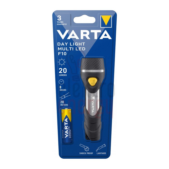 Varta Taschenlampe Day Light Multi LED F10 1AA