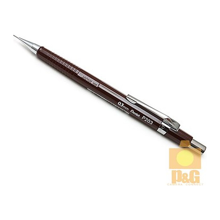 Pentel Sharp 200 P203 Druckbleistift braun HB 0,3 mm, 1 St.
