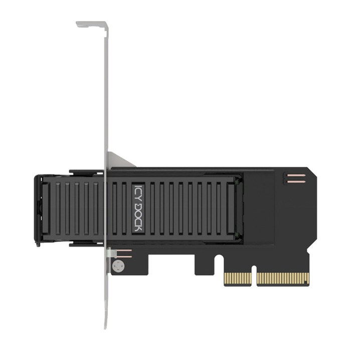 IcyDock Adapter 1x M.2 NVMe to PCIe 4.0x 4 card w/tray