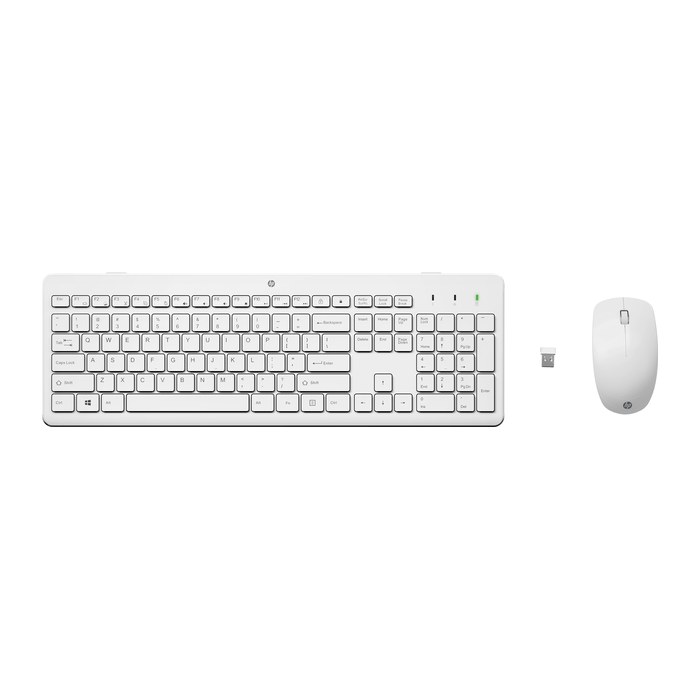HP 230 Tastatur-Maus-Set kabellos weiß