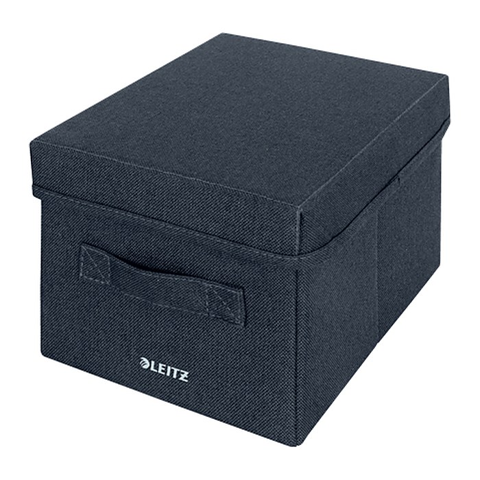 LEITZ Aufbewahrungsboxen grau 19,0 x 28,5 x 16,0 cm, 2 St.