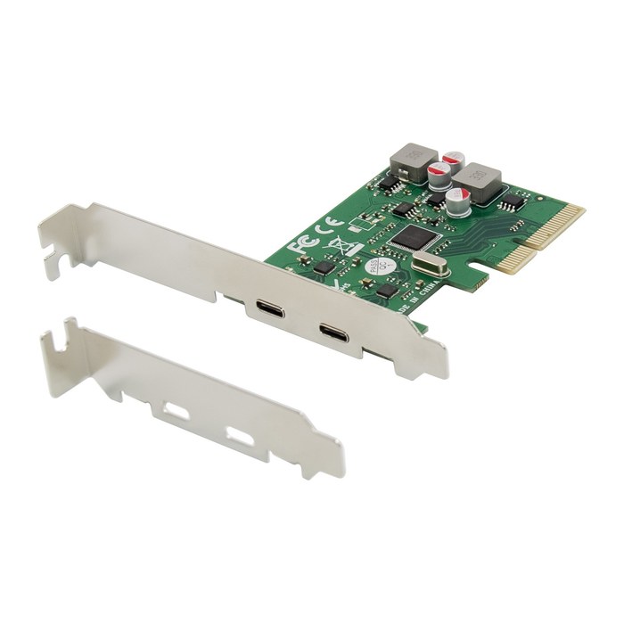 CONCEPTRONIC 4xPCIe3.0 Card 2xUSB-C3.2 Gen2/selfpower 10Gbps