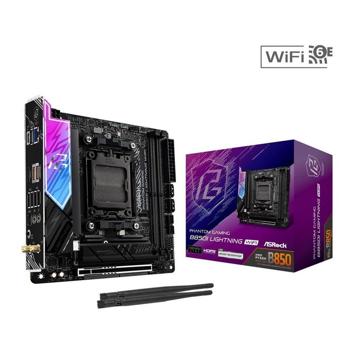 ASRock B850I Lightning WiFi AM5 mITX HDMI/USB-C DDR5