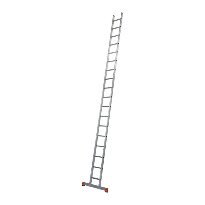 KRAUSE Anlegeleiter MONTO Sibilo silber 18 Sprossen, H: 525,0 cm