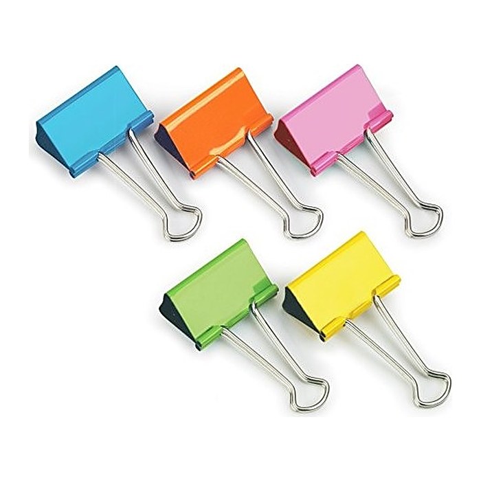 RAPESCO® Foldbackklammern farbsortiert 41,0 mm, 10 St.