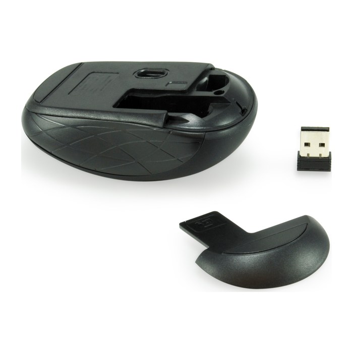 Equip Reisemaus Wireless USB-A L+R schwarz