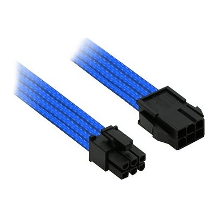 Nanoxia Kabel 6pin PCI-E Verlängerung, 30 cm, blau