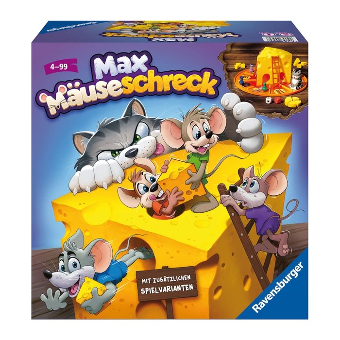 Ravensburger Max Mäuseschreck Geschicklichkeitsspiel, 1 St.