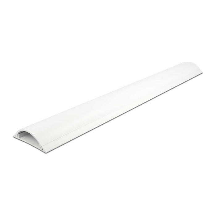 DELOCK Kabelkanal selbstklebend 70 x 20 mm - Länge 1 m weiß