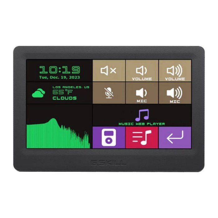 G SKILL WiGiDash PC Command Panel GD-A7PCCSK-WGD 7" touch