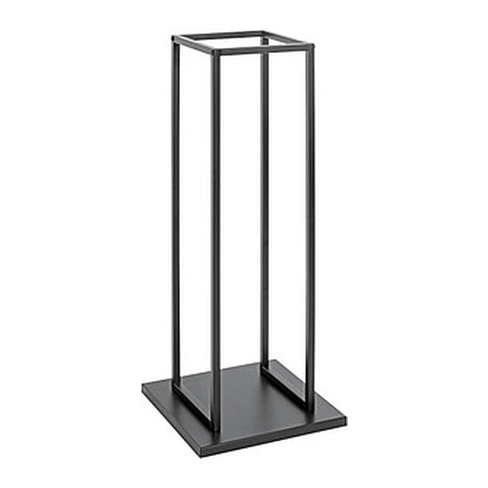 HAKU Möbel Kaminholzregal 37592 schwarz 33,0 x 33,0 x 85,0 cm