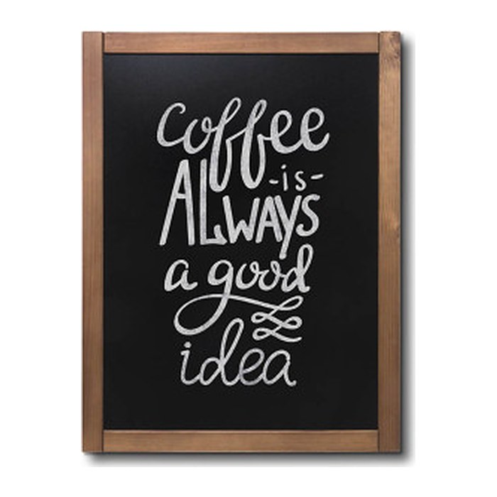 Showdown® Displays Kreidetafel Natura 60,0 x 80,0 cm Natural Wood
