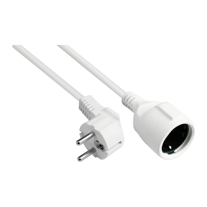 Good Connections Schutzkontakt Verlängerung weiß 5m