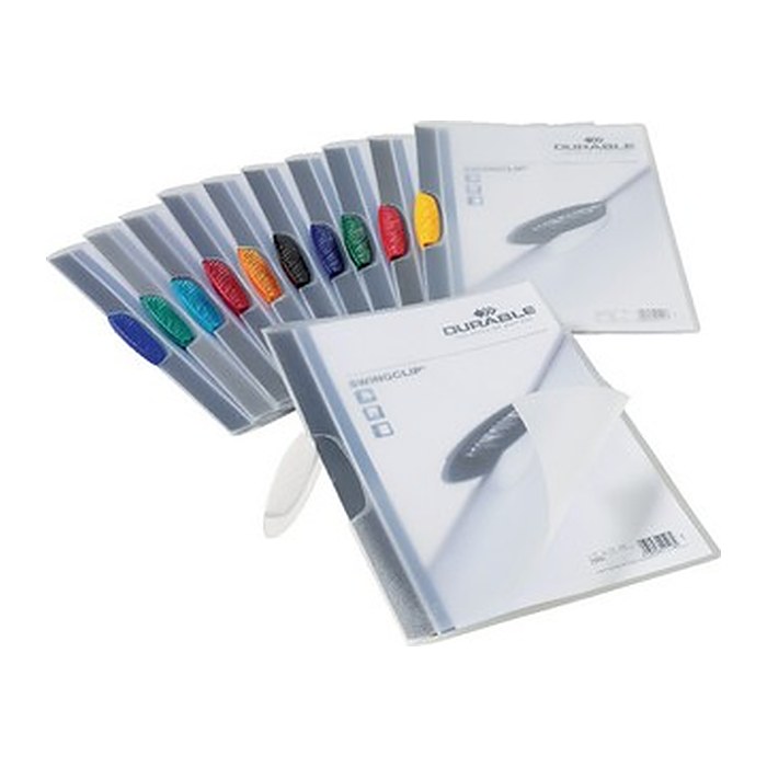 DURABLE Klemmhefter SWINGCLIP transparent, 25 St.