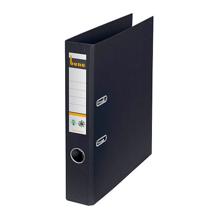 bene No.1 Ordner schwarz Karton 5,2 cm DIN A4, 1 St.