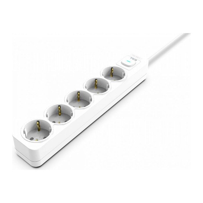 INCA Steckdosenleiste 5x /16A 230V/Max.3680W/LED 1.50m ws