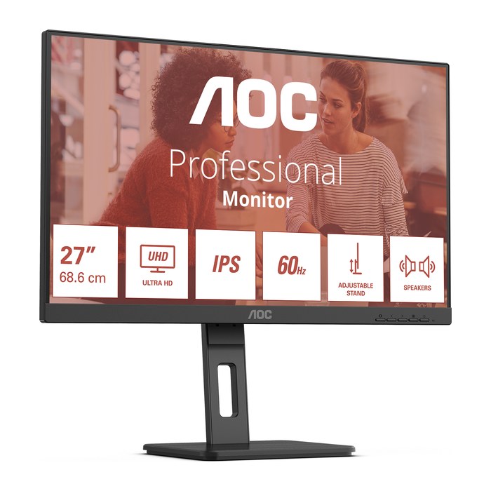 AOC 68,6cm (27") U27E3UF 16:09 2xHDMI+DP+USB 4K Lift black