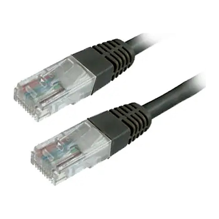 MediaRange Patchkabel RJ45 U/UTP C5e 1.0m Black (UTP)