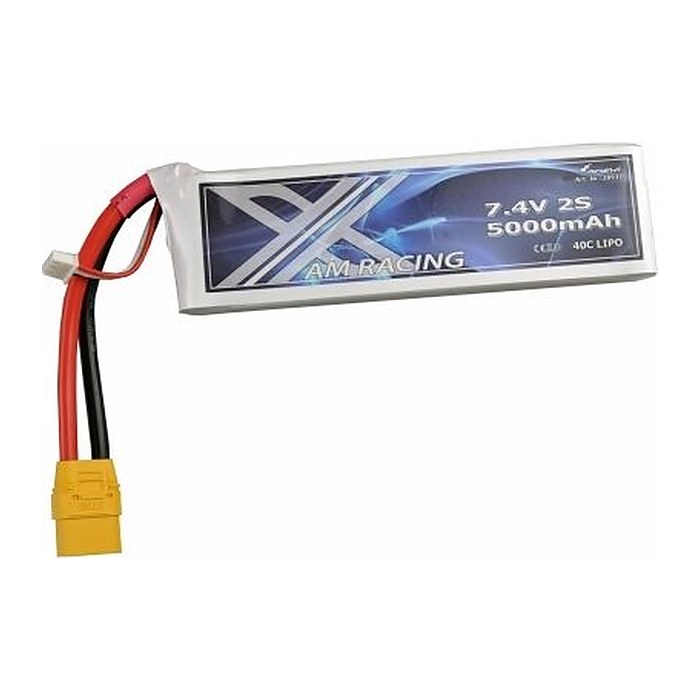 Amewi RCZ Akku LiPo 2S 7,4V 5000mAh 40C Softcase XT90
