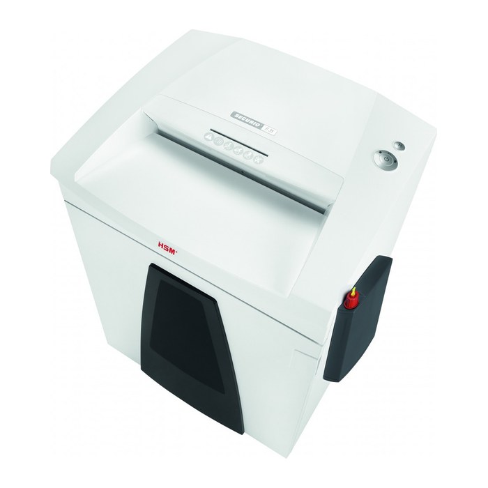 HSM SECURIO B35 - externer autom. Öler Aktenvernichter mit Partikelschnitt P-4, 4,5 x 30 mm, bis 22 Blatt, weiß