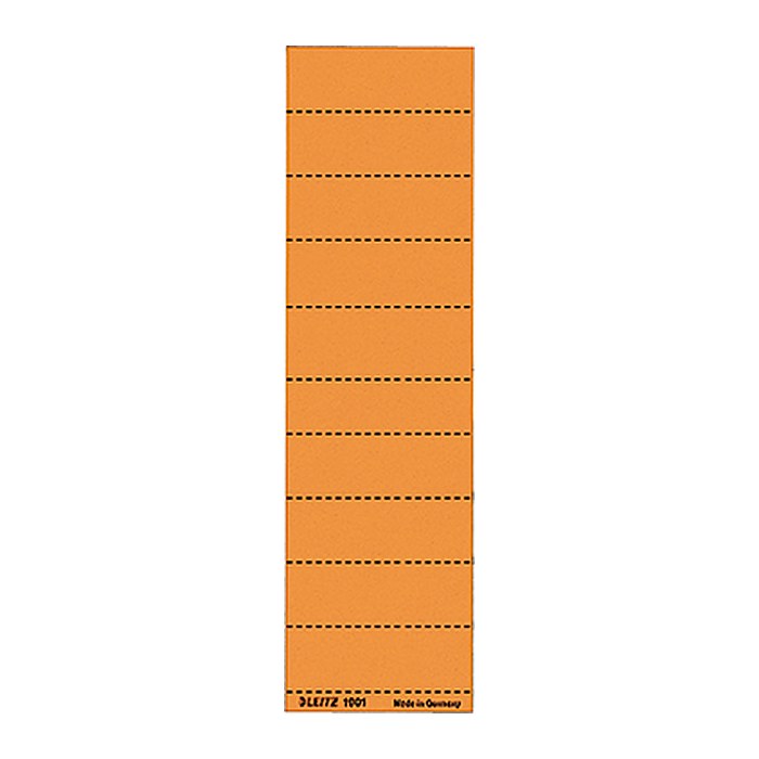 LEITZ Beschriftungsschilder für Hängeregister 1901 orange, 100 St.