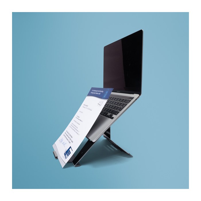 R-Go Laptopständer 10"-20" Max.5KG Alu Riser schwarz