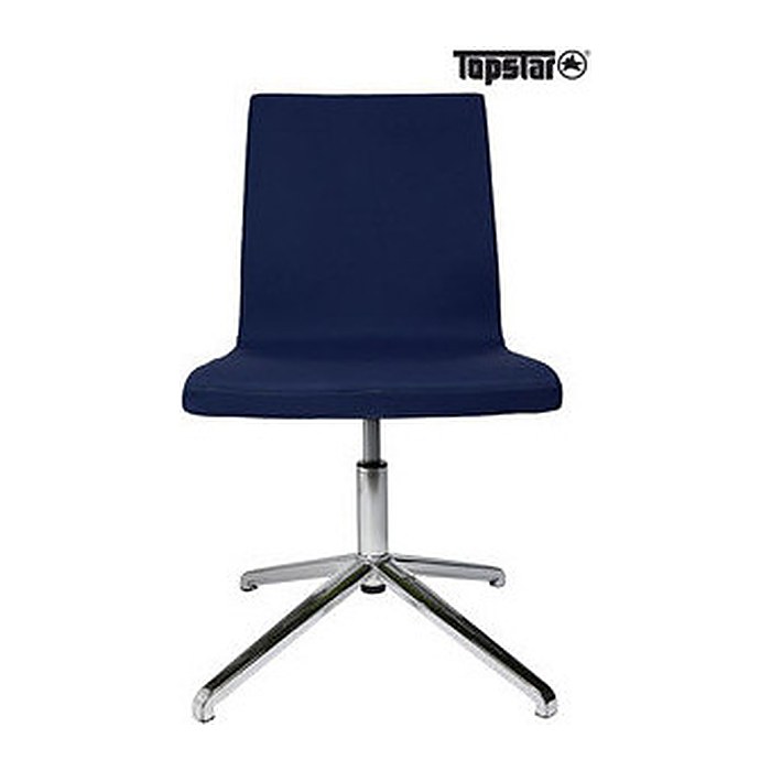 Topstar Besucherstuhl Cube EA290 L58 dunkelblau Stoff, 1 St.