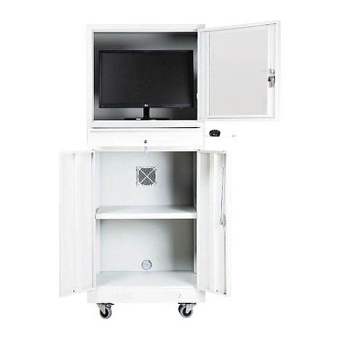 Gürkan PC-Schrank grau