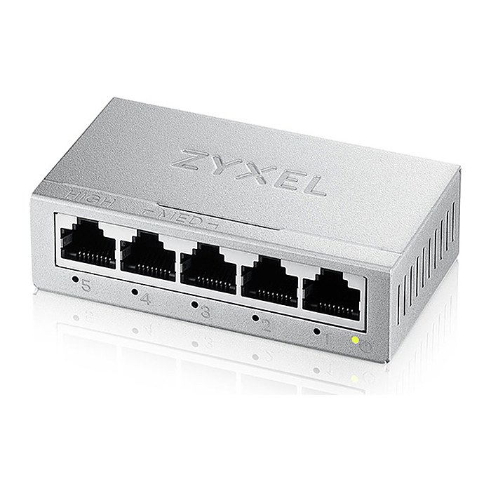 Zyxel GS-105B V5 5-Port Desktop Gigab. Ethernet Metal Switch