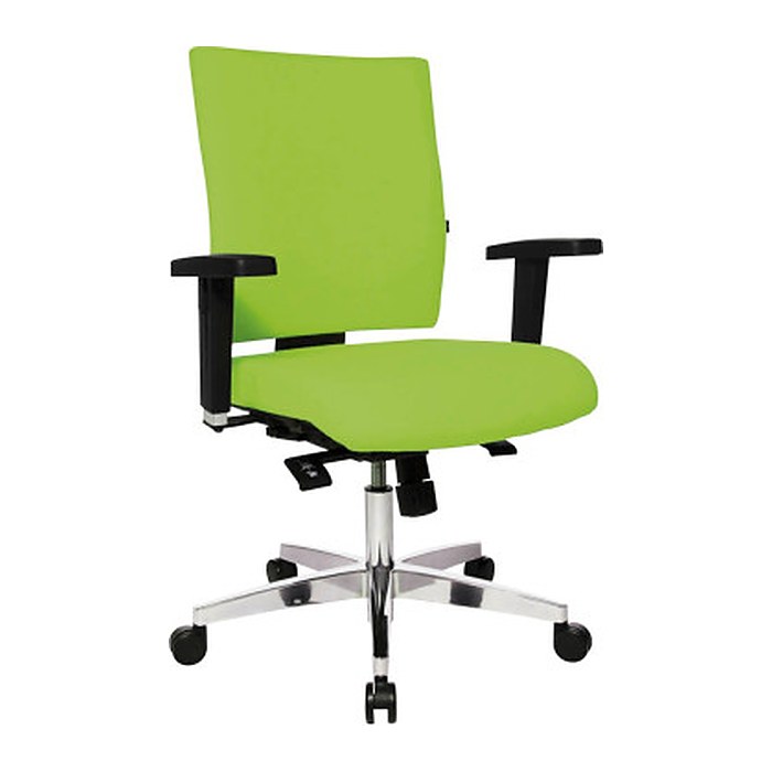 Topstar Bürostuhl Lightstar 10, LS19W0G05 Stoff grün, Gestell alu