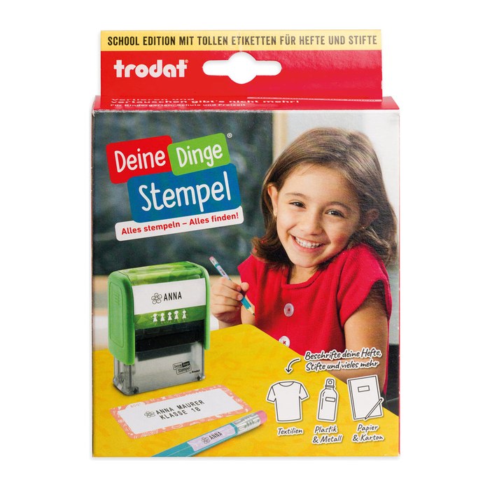 trodat Textilstempel  Deine Dinge ohne Logo, 1 St.