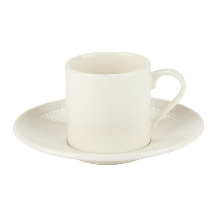 ID Fine Kaffeetassen Transparent Pure weiß 0,08 l, 12 St.