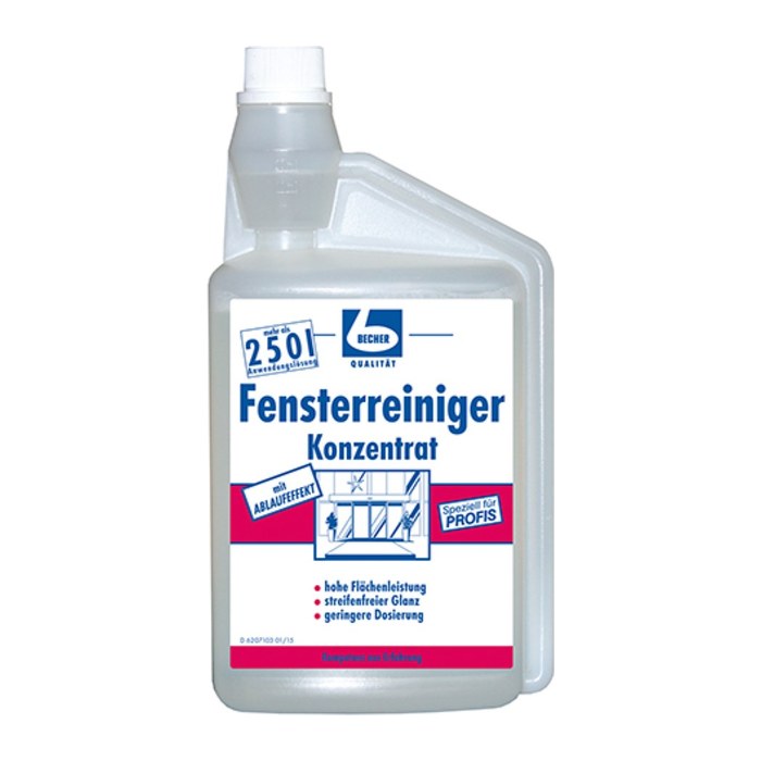 DR.BECHER Glasreiniger-Konzentrat 1 l, 1 St.