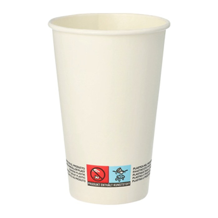 PAPSTAR Einweg-Trinkbecher pure weiß 0,3 l, 50 St.