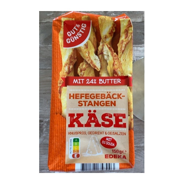GUT&GÜNSTIG Gebäckstangen Käse Gebäck 150,0 g, 1 St.
