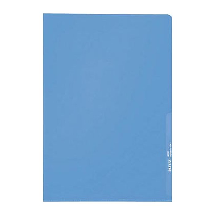 LEITZ Sichthüllen 4000 DIN A4 blau genarbt 0,13 mm, 100 St.