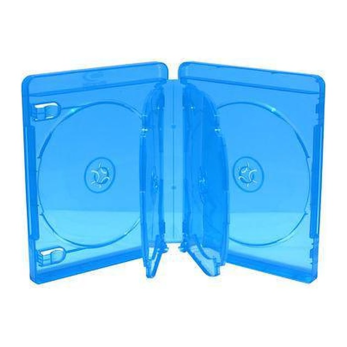 MediaRange BD-Leerhülle für 6 Discs 22mm blau
