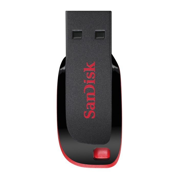 SanDisk USB-Stick Cruzer Blade schwarz, rot 128 GB, 1 St.