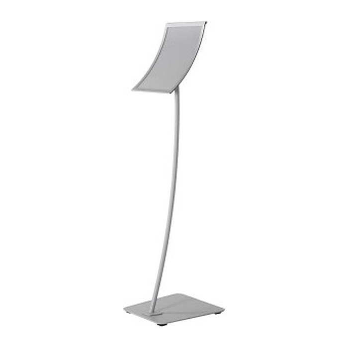 update displays Infoständer Konkav silber DIN A3 29,5 x 29,5 x 109,0 cm, 1 St.