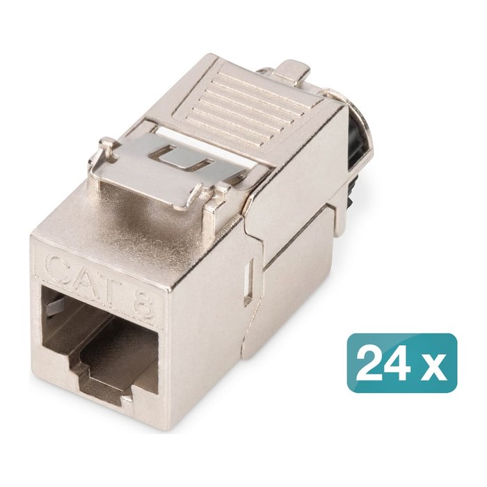 DIGITUS CAT 8.1 Keystone Modul, geschirmt, 24 Stk