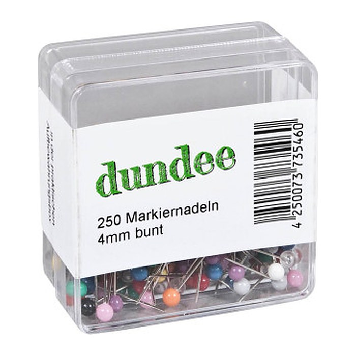 dundee Pinnnadeln farbsortiert, 250 St.