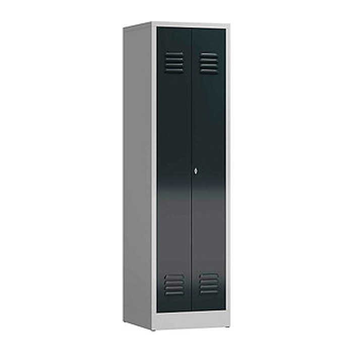ClassiX Spind anthrazit, lichtgrau X-510708, 1 Schließfach 50,0 x 50,0 x 180,0 cm