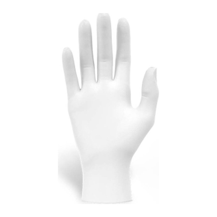 Meditrade® unisex Einmalhandschuhe Nitril® Sensory® weiß Größe L, 100 St.
